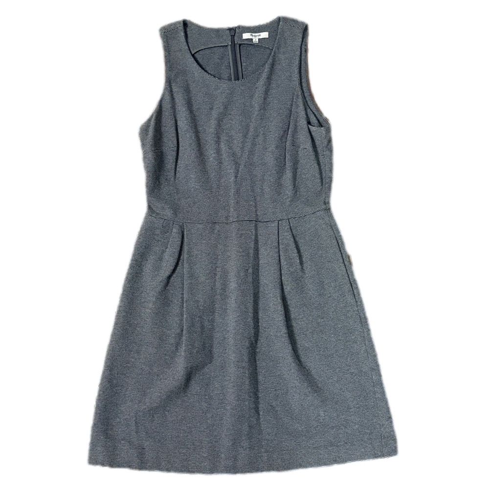 Madewell Gray Aline Sleeveless Verse Dress Size Small